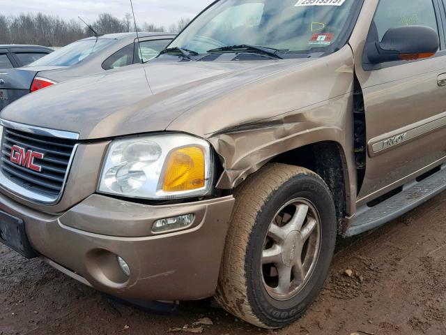 1GKDT13S132137067 - 2003 GMC ENVOY BROWN photo 9