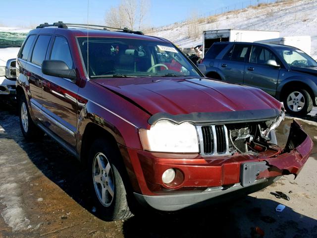 1J8HR58237C552363 - 2007 JEEP GRAND CHER MAROON photo 1