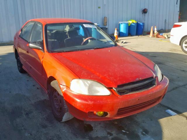 2HGEJ6618XH513302 - 1999 HONDA CIVIC BASE RED photo 1