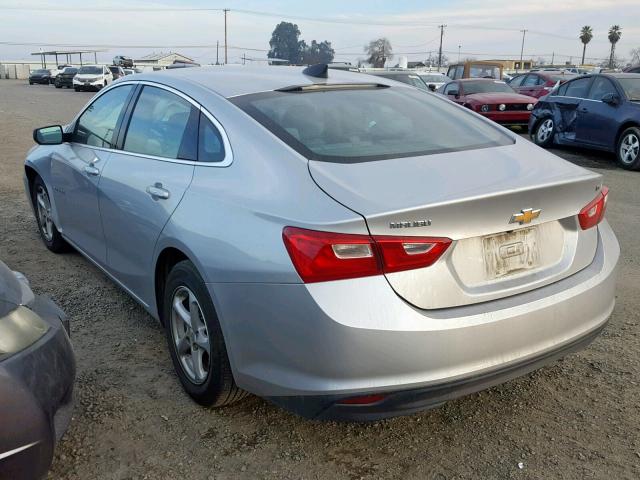 1G1ZB5ST1GF356222 - 2016 CHEVROLET MALIBU LS SILVER photo 3