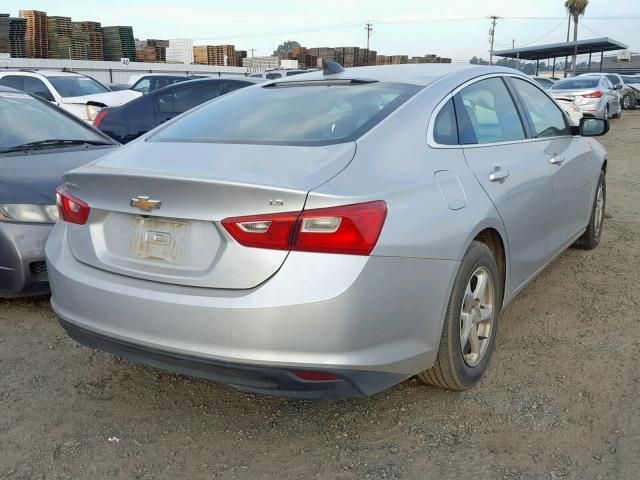 1G1ZB5ST1GF356222 - 2016 CHEVROLET MALIBU LS SILVER photo 4