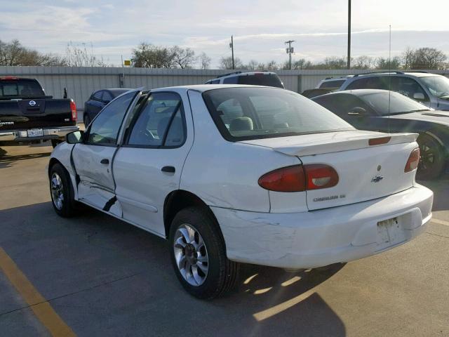 1G1JF524317266436 - 2001 CHEVROLET CAVALIER L WHITE photo 3