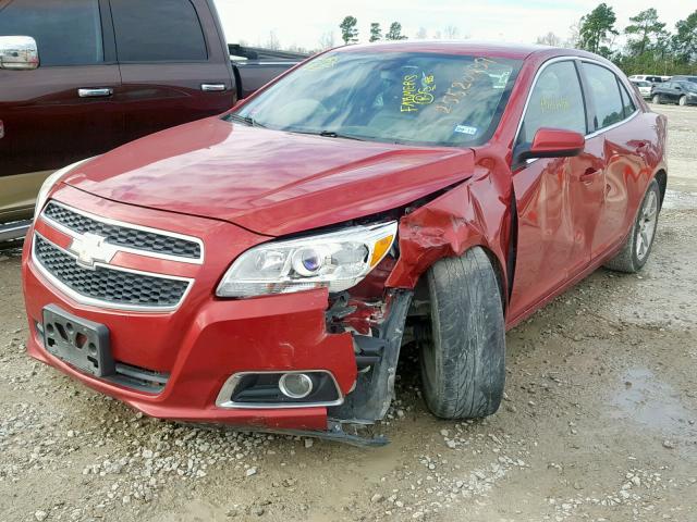 1G11F5RR9DF115774 - 2013 CHEVROLET MALIBU 2LT RED photo 2