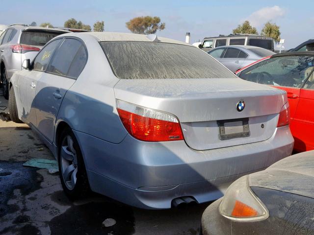 WBANE53576CK82668 - 2006 BMW 525 I GRAY photo 3