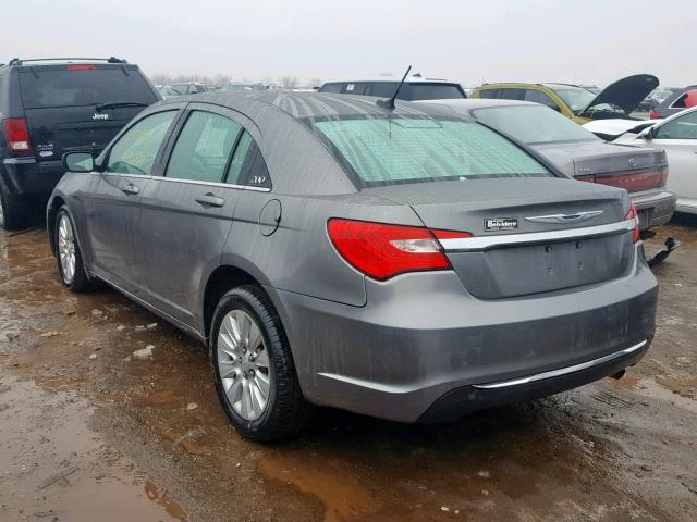 1C3CCBAB8CN204525 - 2012 CHRYSLER 200 LX SILVER photo 3