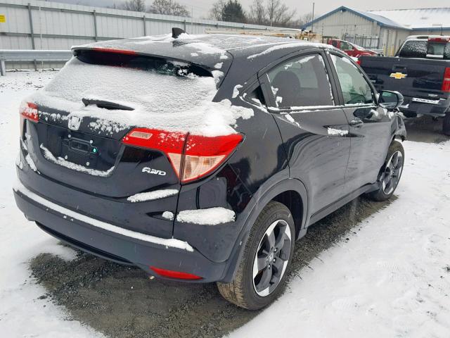 3CZRU6H54JM731814 - 2018 HONDA HR-V EX BLACK photo 4