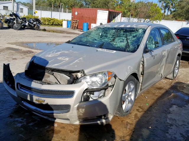 1G1ZA5EUXBF269919 - 2011 CHEVROLET MALIBU LS TAN photo 2