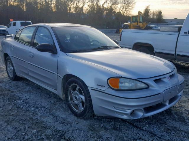 1G2NW52E73M668423 - 2003 PONTIAC GRAND AM G SILVER photo 1