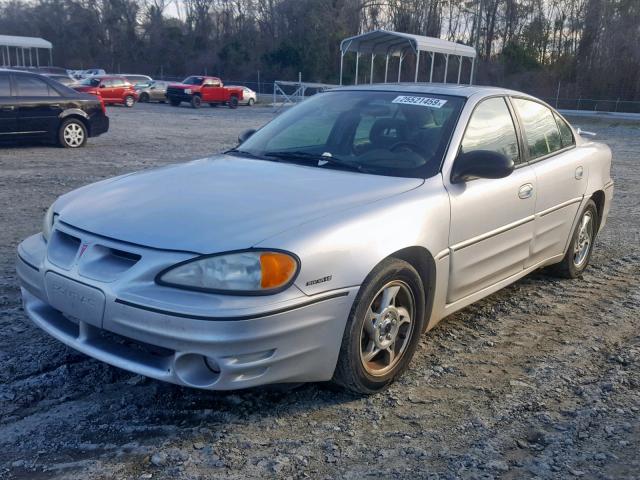 1G2NW52E73M668423 - 2003 PONTIAC GRAND AM G SILVER photo 2