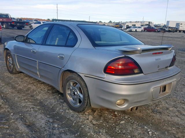 1G2NW52E73M668423 - 2003 PONTIAC GRAND AM G SILVER photo 3