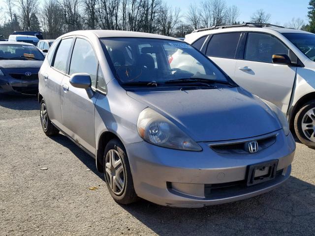 JHMGD38458S004068 - 2008 HONDA FIT SILVER photo 1