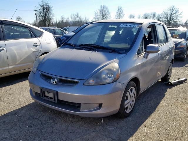 JHMGD38458S004068 - 2008 HONDA FIT SILVER photo 2