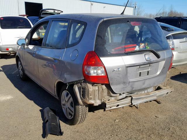 JHMGD38458S004068 - 2008 HONDA FIT SILVER photo 3