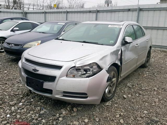 1G1ZH57B094129245 - 2009 CHEVROLET MALIBU 1LT ვერცხლისფერი ფოტო 2