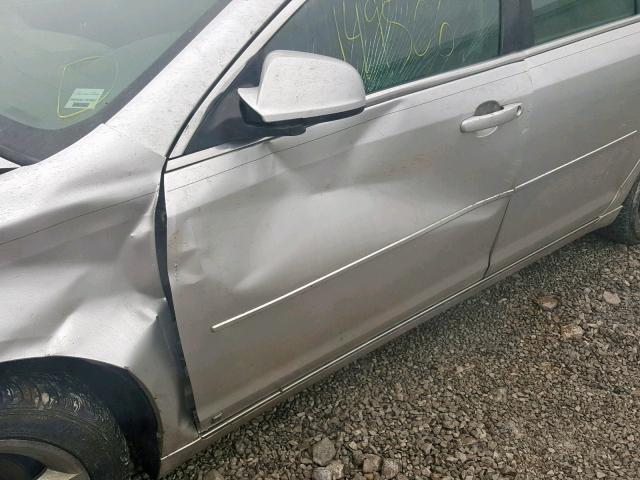 1G1ZH57B094129245 - 2009 CHEVROLET MALIBU 1LT ვერცხლისფერი ფოტო 9