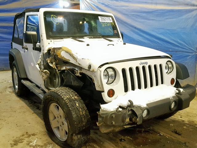 1C4AJWAG5DL687464 - 2013 JEEP WRANGLER S WHITE photo 1