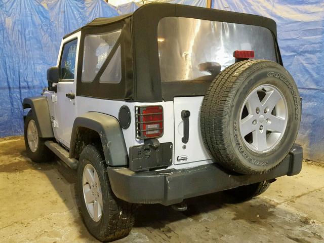 1C4AJWAG5DL687464 - 2013 JEEP WRANGLER S WHITE photo 3