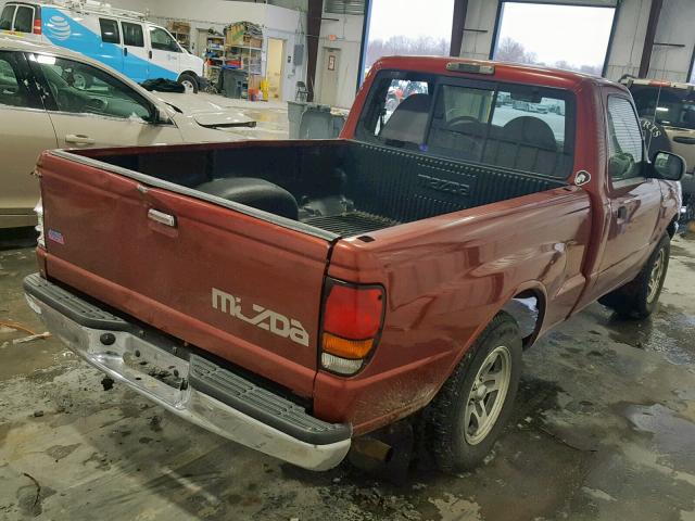 4F4YR12C7YTM07420 - 2000 MAZDA B2500 MAROON photo 4