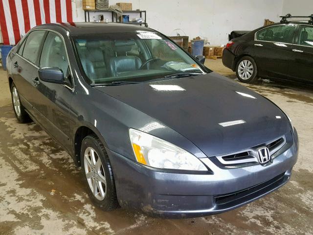 1HGCM66504A087360 - 2004 HONDA ACCORD EX GRAY photo 1