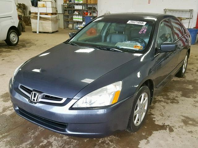 1HGCM66504A087360 - 2004 HONDA ACCORD EX GRAY photo 2