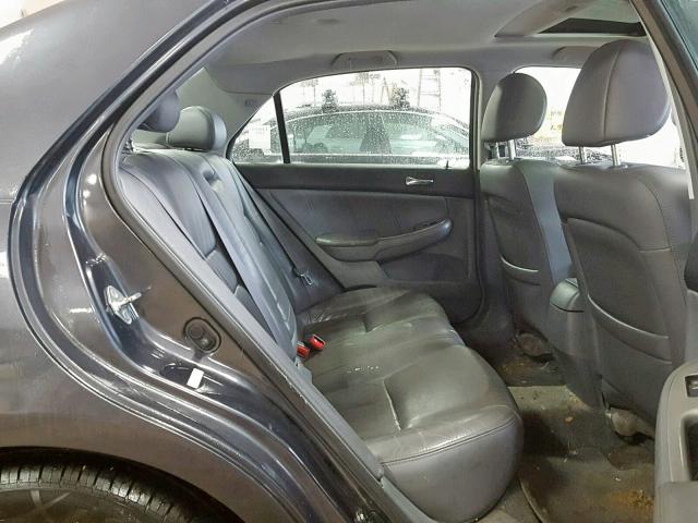 1HGCM66504A087360 - 2004 HONDA ACCORD EX GRAY photo 6