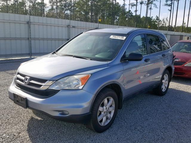 5J6RE4H46BL059539 - 2011 HONDA CR-V SE TURQUOISE photo 2