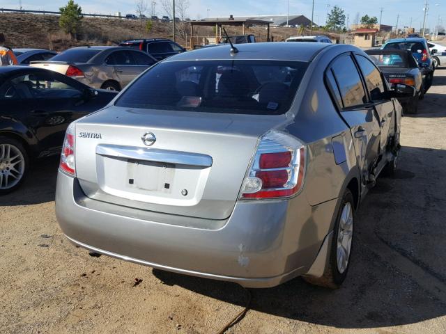 3N1AB6AP4AL659445 - 2010 NISSAN SENTRA 2.0 GRAY photo 4