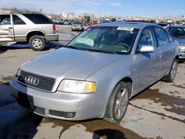 WAULT64B64N023677 - 2004 AUDI A6 3.0 QUA SILVER photo 2