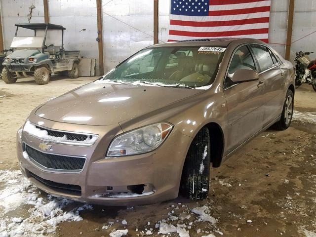 1G1ZJ57BX8F179206 - 2008 CHEVROLET MALIBU 2LT BROWN photo 2