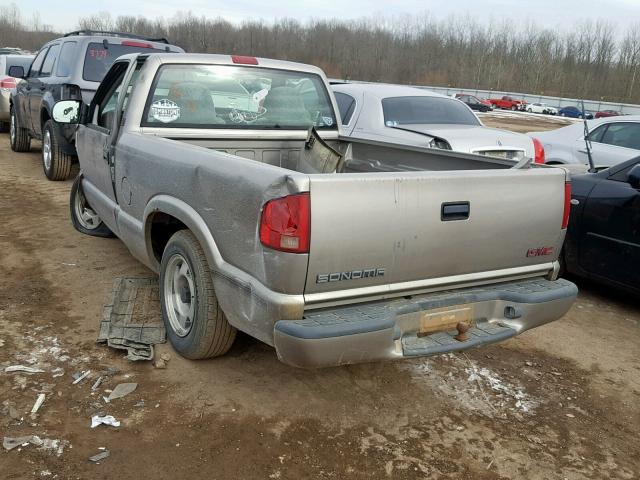 1GTCS1442XK506213 - 1999 GMC SONOMA TAN photo 3