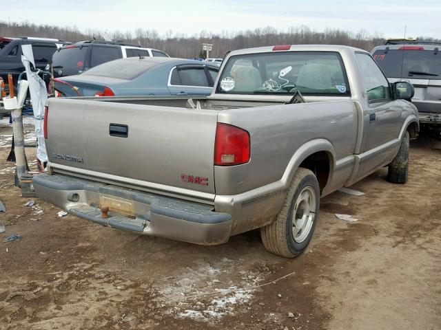 1GTCS1442XK506213 - 1999 GMC SONOMA TAN photo 4