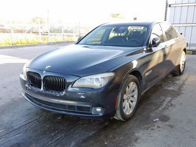 WBAKB8C59BCY65850 - 2011 BMW 750LI BLACK photo 2