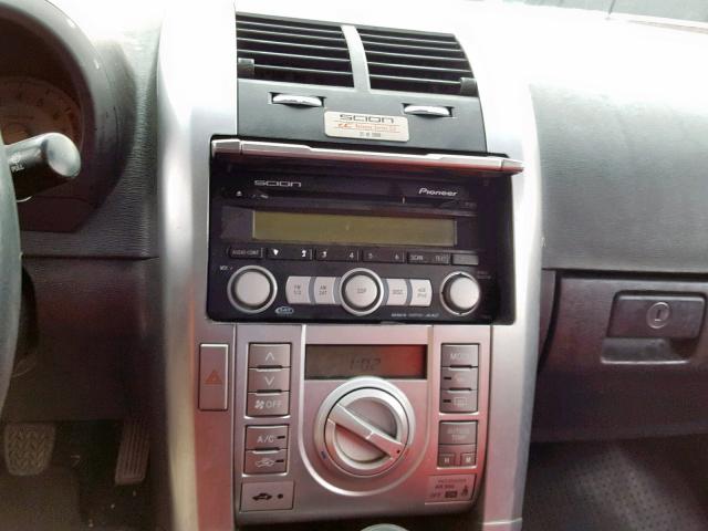 JTKDE167190300634 - 2009 TOYOTA SCION TC შავი ფოტო 9