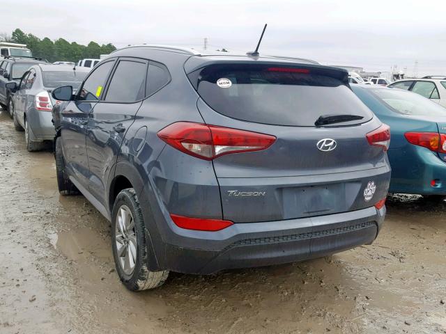 KM8J33A48HU525547 - 2017 HYUNDAI TUCSON LIM GRAY photo 3