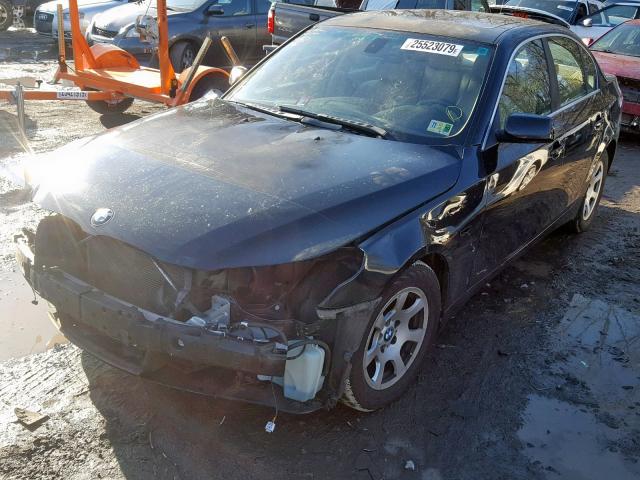 WBANA53584B846603 - 2004 BMW 525 I BLACK photo 2