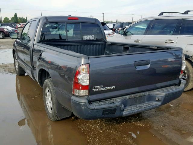 5TETX22N89Z624171 - 2009 TOYOTA TACOMA SR5 GRAY photo 3