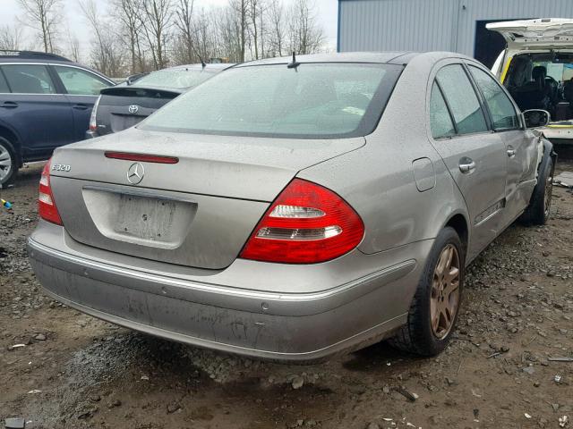 WDBUF65J83A068869 - 2003 MERCEDES-BENZ E 320 GRAY photo 4