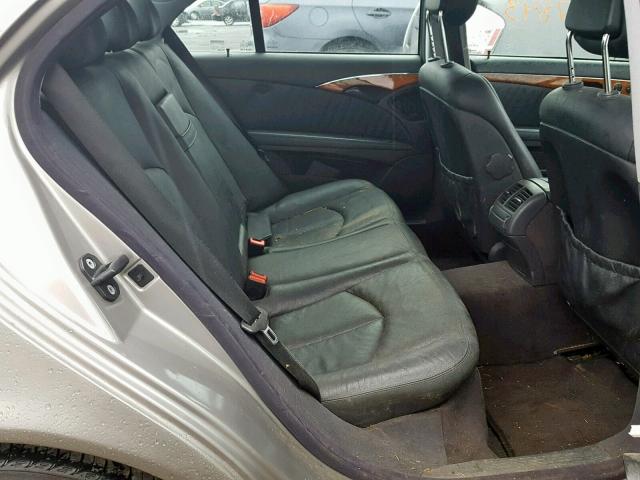 WDBUF65J83A068869 - 2003 MERCEDES-BENZ E 320 GRAY photo 6