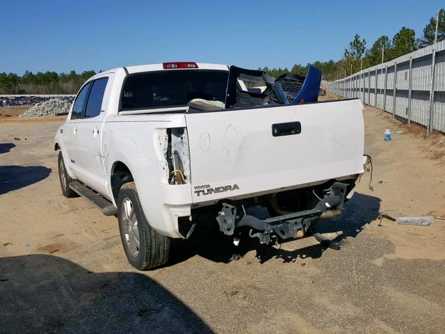 5TBEV58167S464007 - 2007 TOYOTA TUNDRA CRE WHITE photo 3