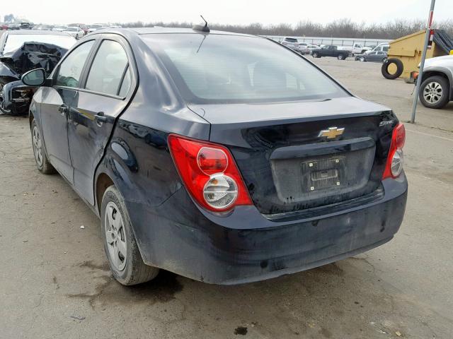 1G1JA5SG9G4175626 - 2016 CHEVROLET SONIC LS 黑色 照片 3