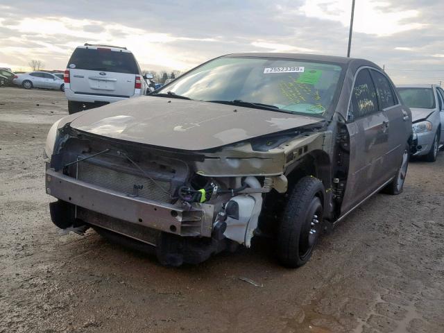 1G1ZC5E0XCF155864 - 2012 CHEVROLET MALIBU 1LT 棕色 照片 2