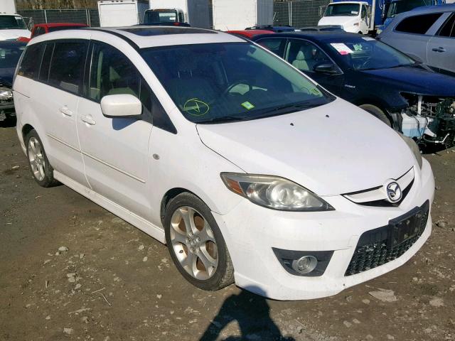 JM1CR293280309346 - 2008 MAZDA 5 WHITE photo 1