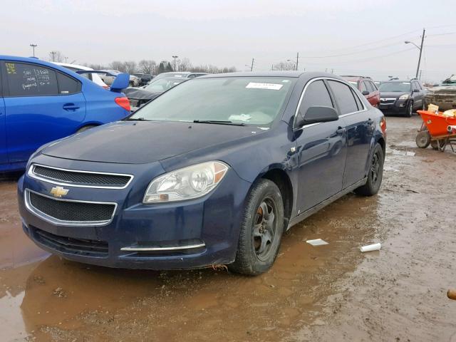 1G1ZG57B984267934 - 2008 CHEVROLET MALIBU LS Көк фото 2