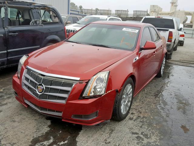 1G6DF5EY9B0134023 - 2011 CADILLAC CTS LUXURY RED photo 2