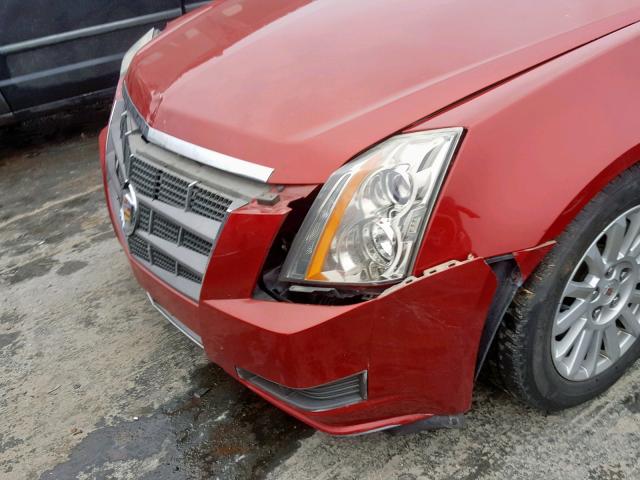 1G6DF5EY9B0134023 - 2011 CADILLAC CTS LUXURY RED photo 9