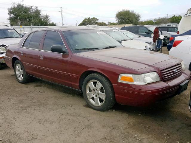 2FAHP74W44X124274 - 2004 FORD CROWN VICT RED photo 1