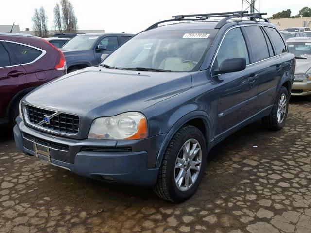 YV1CZ911151164870 - 2005 VOLVO XC90 T6 CHARCOAL photo 2