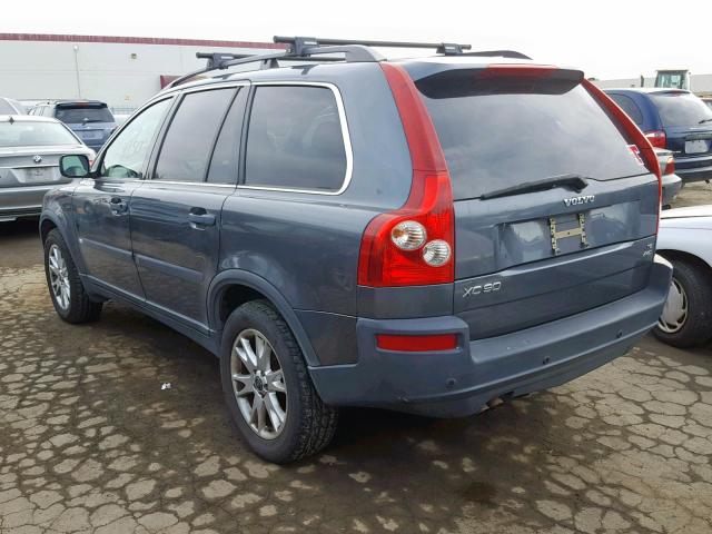 YV1CZ911151164870 - 2005 VOLVO XC90 T6 CHARCOAL photo 3