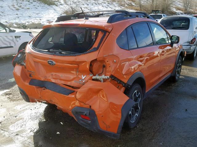 JF2GPAVC8D2816162 - 2013 SUBARU XV CROSSTR ORANGE photo 4