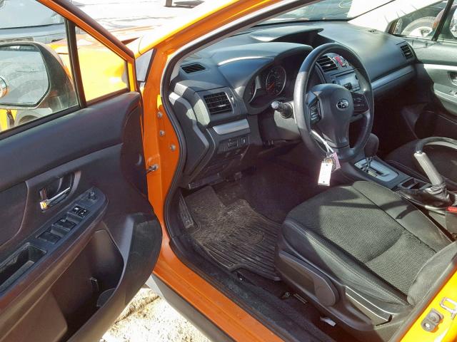 JF2GPAVC8D2816162 - 2013 SUBARU XV CROSSTR ORANGE photo 9